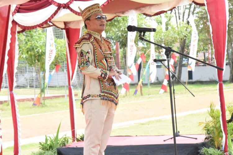 Gubernur Kalteng Pimpin Upacara HUT Kapuas, Tekankan Penguatan Sektor Pertanian dan Daya Saing Daerah