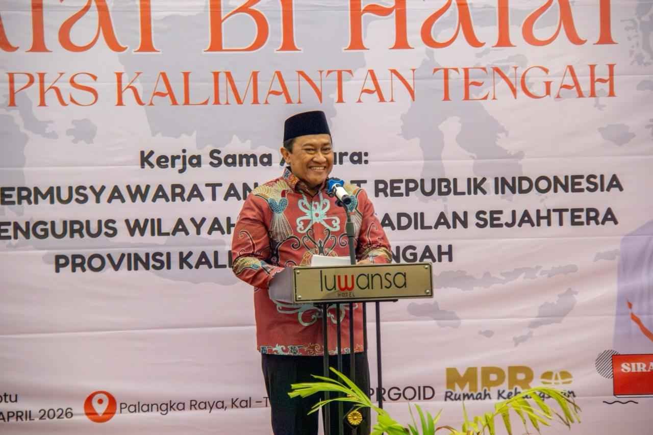 Hadiri Halal Bihalal PKS Kalteng, Edy Pratowo Tegaskan Komitmen Jalankan Program Prioritas Daerah